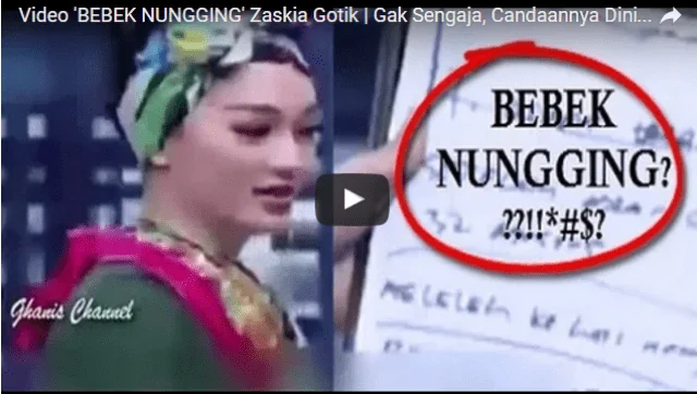 Sebut Lambang Negara Sebagai Bebek Nungging, Zaskia Gotik Minta Maaf