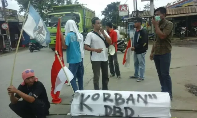 Penderita DBD di Tangerang Meningkat, Aliansi Pemuda Legok Turun ke Jalan