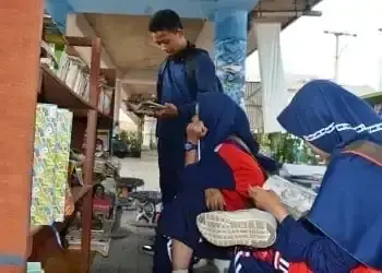 Ada Taman Baca Di bawah Jembatan Fly Over Balaraja