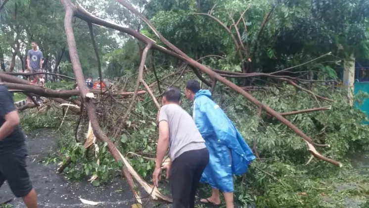 Hujan dan Angin Hantam Kota Tangerang