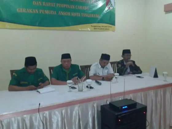 GP Ansor Kota Tangerang Gelar Silaturahmi dan Konsolidasi Antar Pengurus