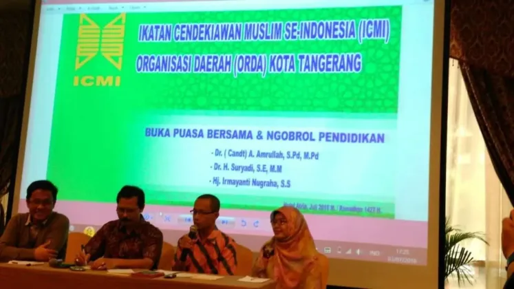 ICMI Orda Kota Tangerang Gelar Buka Puasa Bersama Sambil Ngobrol Pendidikan