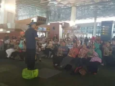 Usir Jenuh, Penumpang Terminal 3 Bandara Soekarno-Hatta Diajak Main Angklung