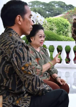 Pertemuan Presiden Jokowi dengan Megawati Soekarnoputri di Istana Negara