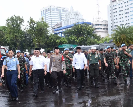 Presiden Joko Widodo Apresiasi Aksi Doa Bersama Berjalan Damai