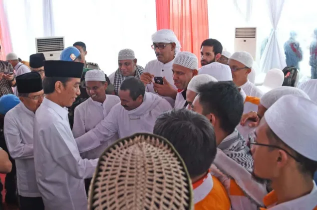 Presiden Joko Widodo Apresiasi Aksi Doa Bersama Berjalan Damai