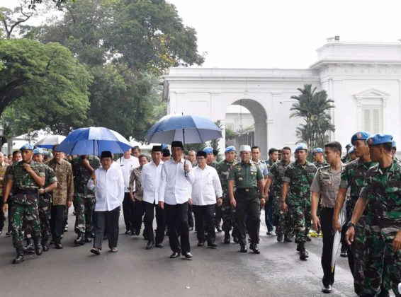 Presiden Joko Widodo Apresiasi Aksi Doa Bersama Berjalan Damai