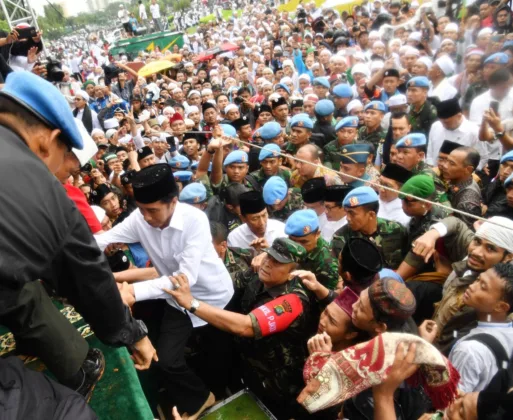 Presiden Joko Widodo Apresiasi Aksi Doa Bersama Berjalan Damai