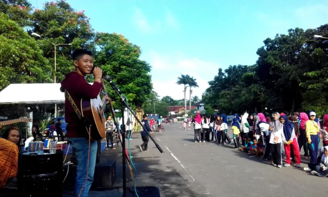 Ramaikan Car Free Day, Ketua Dewan Kesenian Lebak: Berikan Ruang Apresiasi Kepada Para Pelaku Seni