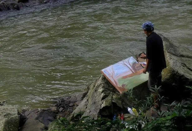 Sukses ArtVenture Territory of Gajeboh, Para Perupa Gelar Pameran Lukisan di Museum Multatuli