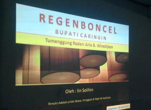 Kajian Sejarah Regen Boncel jadi Episentrum Pertama di Rafe’i Ali Institute