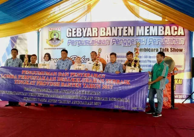 Ukir Prestasi di Hari Buku Nasional, Desa Warungbanten Raih Juara I Perpustakaan Terbaik Tingkat Provinsi Banten 2017