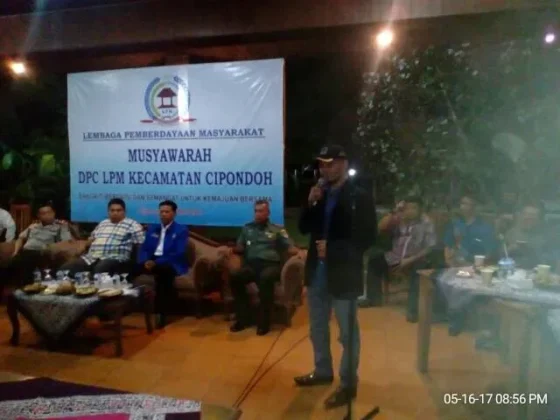 H. Idup Amsyar Terpilih Jadi Ketua LPM Kecamatan Cipondoh