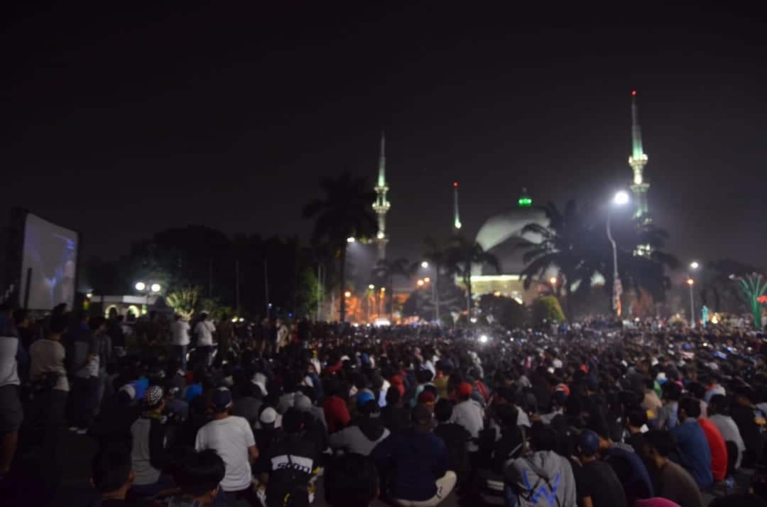 Euforia Nobar Final Champions Warga Kota Tangerang Bersama Walikota Meriah