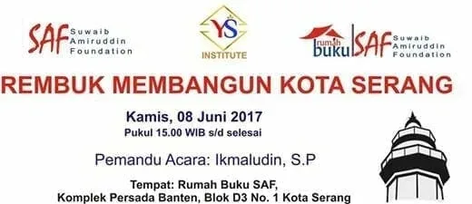 Rumah Buku SAF Gelar Rembuk Membangun Kota Serang