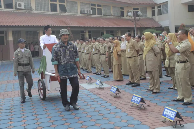 Tumbuhkan Rasa Nasionalisme, Arief R Wismansyah Apresiasi Pelaksana Upacara Unik di Tangerang