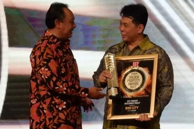 Sinar Mas Land Raih Tiga Penghargaan di Ajang BTN Golden Property Awards 2017