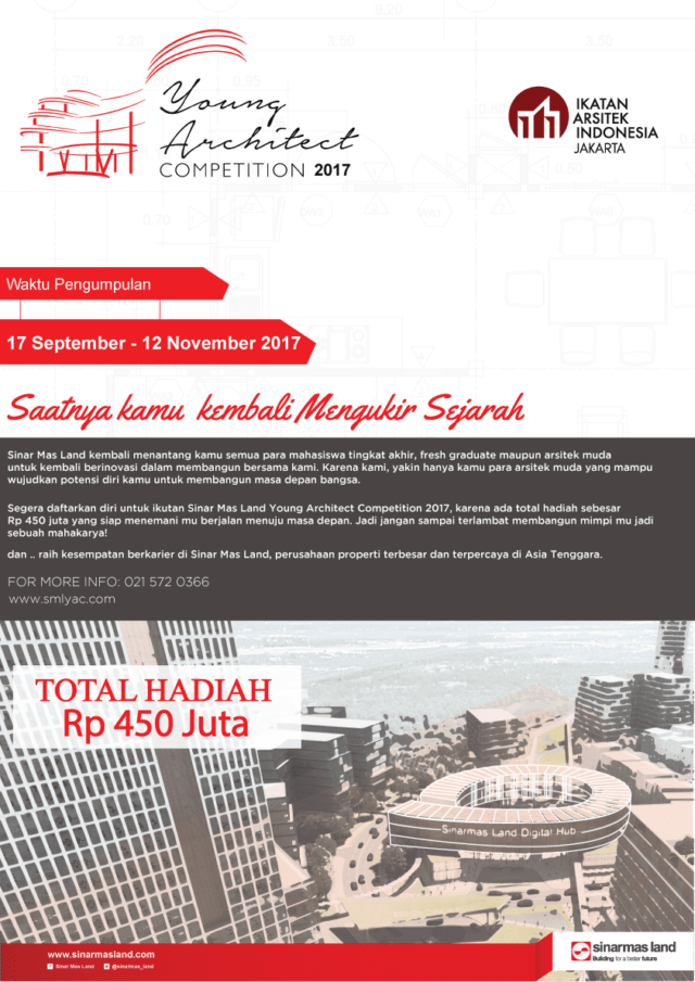 Sinar Mas Land Gelar Young Architect Competition 2017