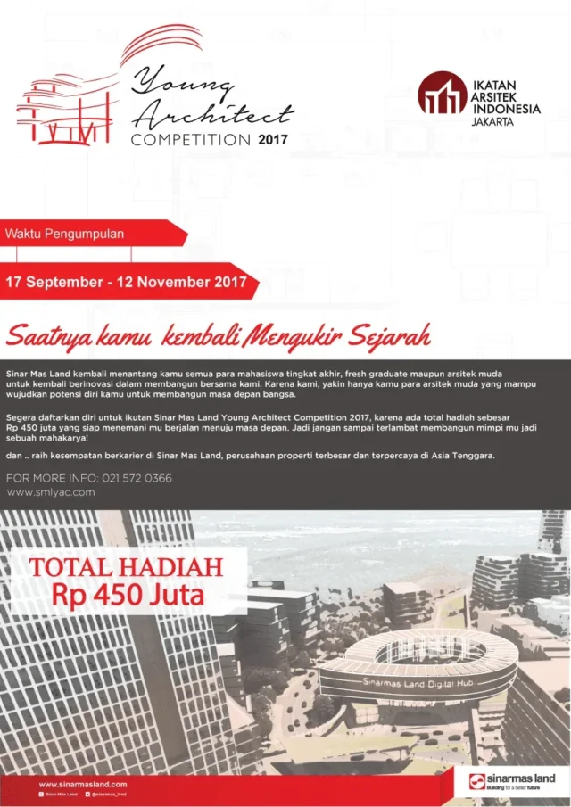 Sinar Mas Land Gelar Young Architect Competition 2017