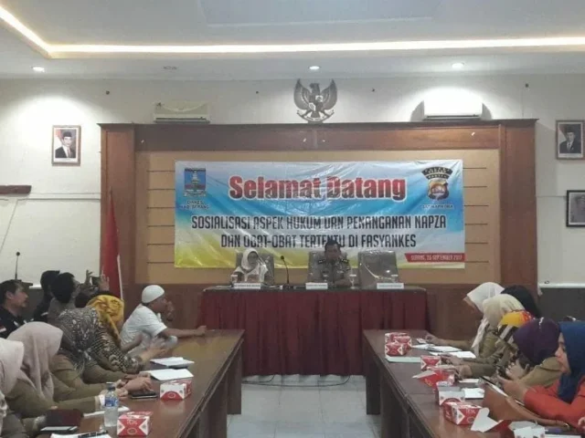 Dinkes dan Polres Serang Bersinergi Sosialisasikan Bahaya Obat Terlarang