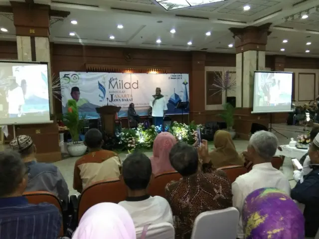 Sandiaga Uno Hadiri Acara Pra Milad 50 Tahun Ponpes Daar El Qolam