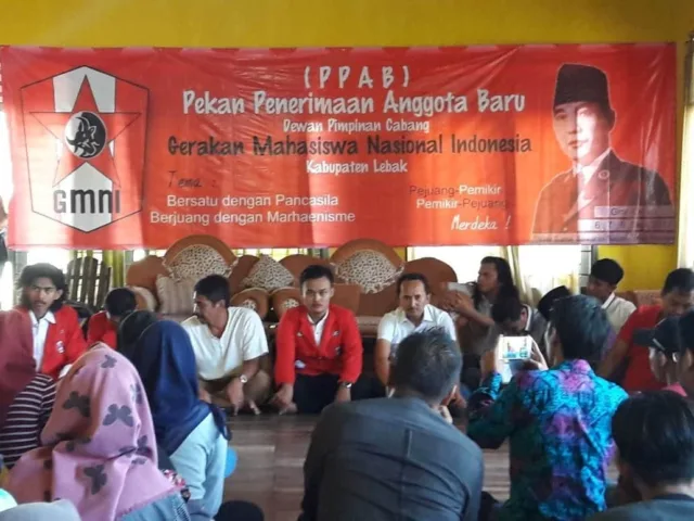 Lintas Komisariat DPC GMNI Lebak Gelar Pekan Penerimaan Anggota Baru