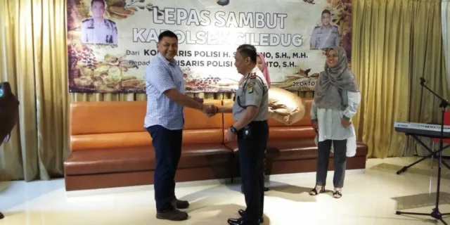 Kapolsek Ciledug Gelar Acara Lepas Sambut