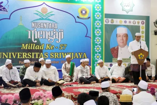 Universitas Sriwijaya Palembang Gelar Dies Natalis ke-57 dengan Khataman Al-Quran