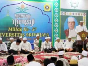 Universitas Sriwijaya Palembang Gelar Dies Natalis ke-57 dengan Khataman Al-Quran