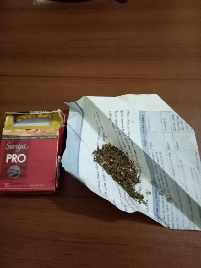 Reskrim Polsek Karawaci Tangkap Dua Pemakai Ganja di Cibodas Kota Tangerang