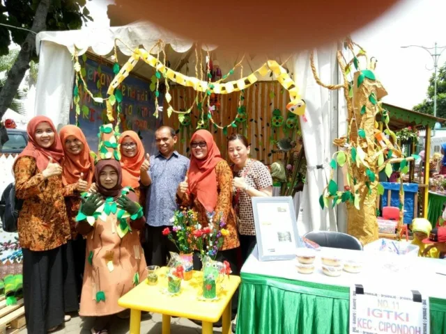 Kreasi Stand 'Situ Cipondoh' Dipamerkan di Pameran Pendidikan Kota Tangerang