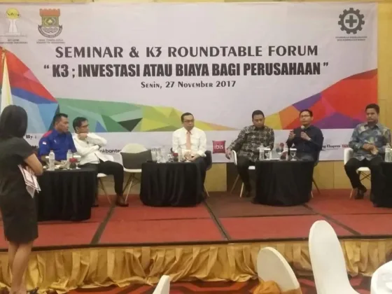 HIPMI Kabupaten Tangerang Gelar Seminar dan K3 Rountable Forum, Investasi Bagi Perusahaan