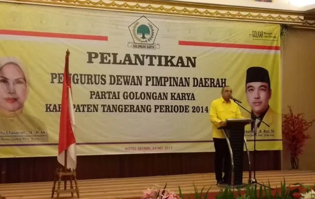 DPD Golkar Kabupaten Tangerang Serahkan Calon Wakil Bupati kepada Zaki