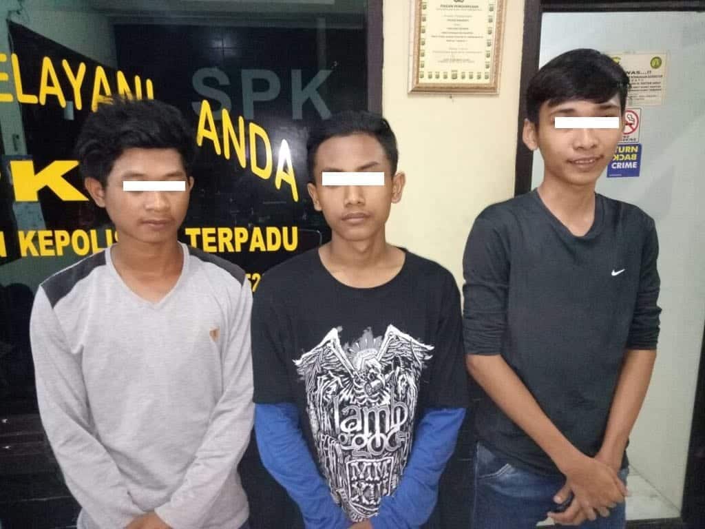 Polsek Karawaci Mengamankan Sembilan Pemuda Diduga Preman yang Meresahkan Masyarakat