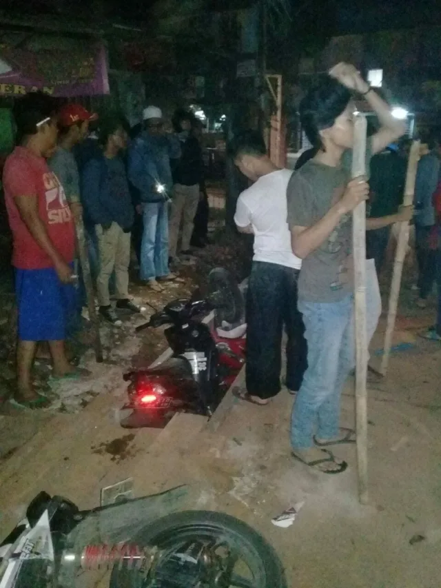 Terjadi Lagi, Gangster Motor Bersenjata Tajam Serang Warga Pondok Aren