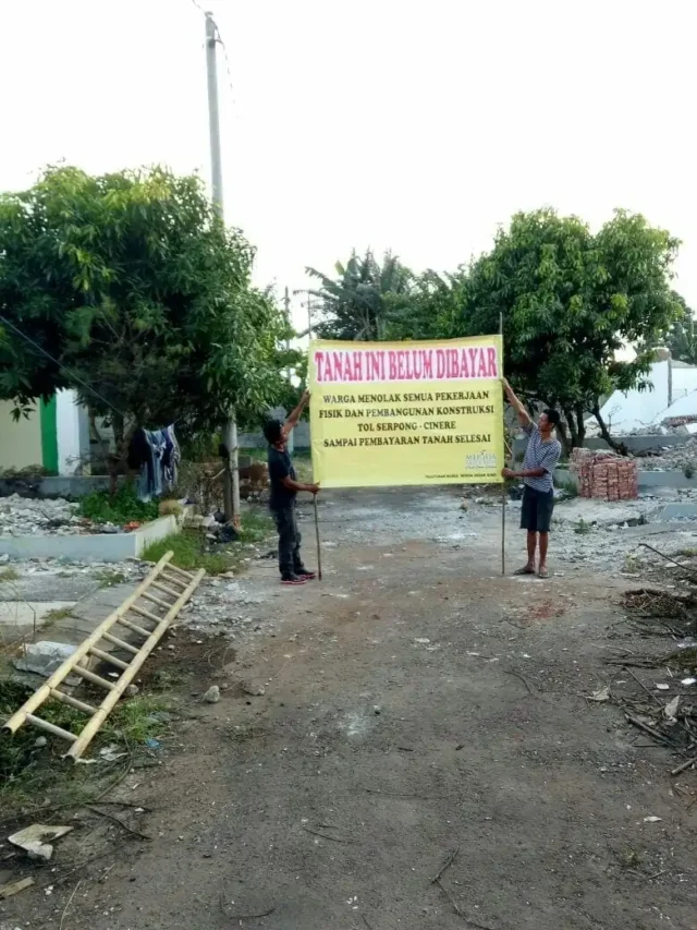 Tanah Belum Dibayar, Warga Perumahan Merida Dream Home Tolak Proyek Pembangunan Tol Serpong-Cinere