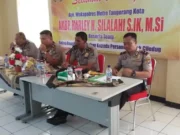 Perkuat Sinergitas Kerja, Wakapolres Metro Tangerang Kota Sambangi Mapolsek Ciledug