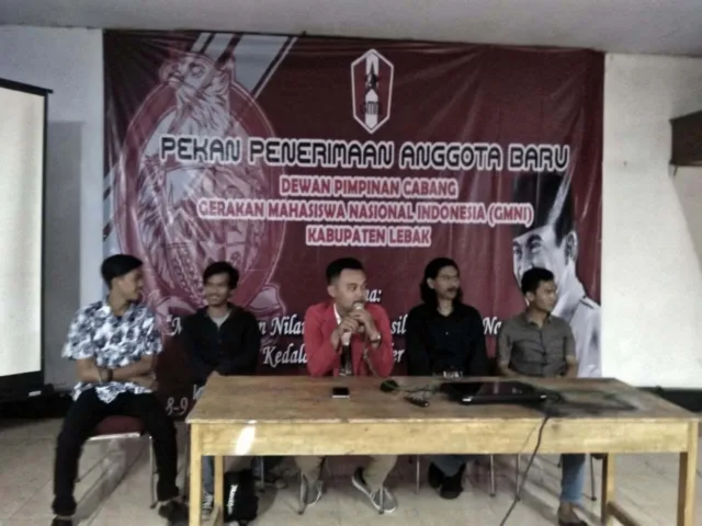 DPC GMNI Lebak Gelar Pekan Penerimaan Anggota Baru Jilid II