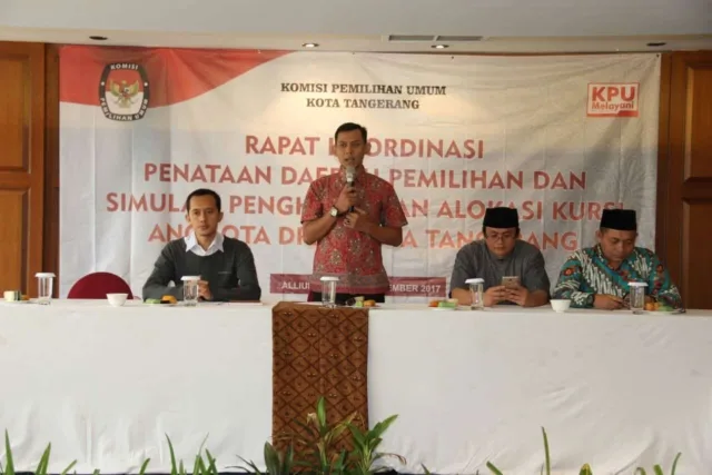 KPU Kota Tangerang Selenggarakan Rakor dan Menghimpun Pendapat Parpol