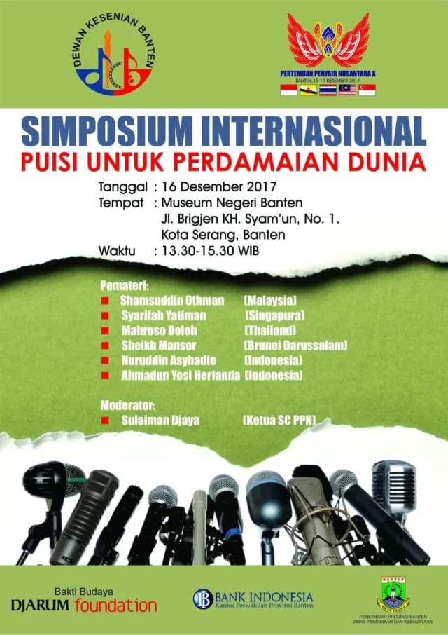 Simposium Internasional Puisi Untuk Perdamaian Dunia