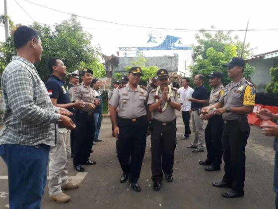 Suasana Haru dan Penuh Keakraban Sambut Apel Pengantar Tugas Wakapolsek Neglasari