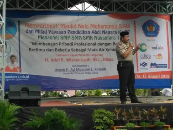 Pesan Kapolsek Karawaci di Acara Milad YPAN dan Maulid Nabi Muhammad SAW, Hindari Pergaulan Bebas dan Narkoba