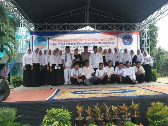 Pesan Kapolsek Karawaci di Acara Milad YPAN dan Maulid Nabi Muhammad SAW, Hindari Pergaulan Bebas dan Narkoba