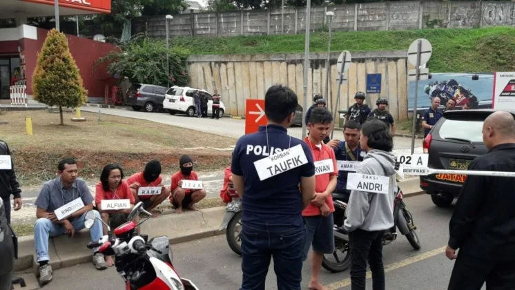 Polres Tangerang Selatan Gelar Rekonstruksi Tewasnya Taufik di Bintaro