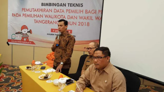 Penyelenggara Pilkada Kota Tangerang Harus Teliti dan Akurat Dalam Pendataan Pemilih