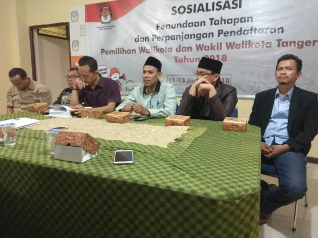 KPU Kota Tangerang Tunda Tahapan Pencalonan Selama Tiga Hari