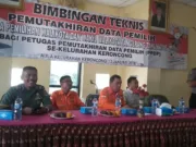 PPK Jatiuwung Gelar Bimbingan Teknis Pemutakhiran Data Pemilih di Kelurahan Keroncong