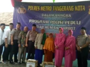 Kapolsek Karawaci Laksanakan Program Bedah Rumah Marbot Masjid