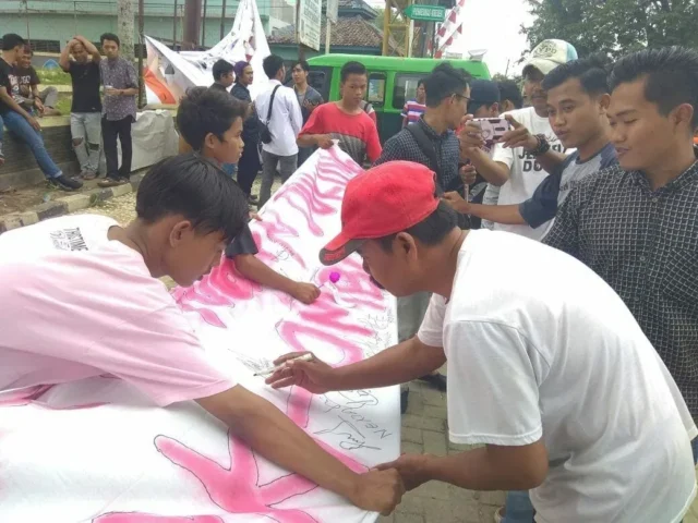 Posraya Indonesia Kecamatan Kresek Tangerang Kembali Gelar Aksi Dukung Zaki-Ombi