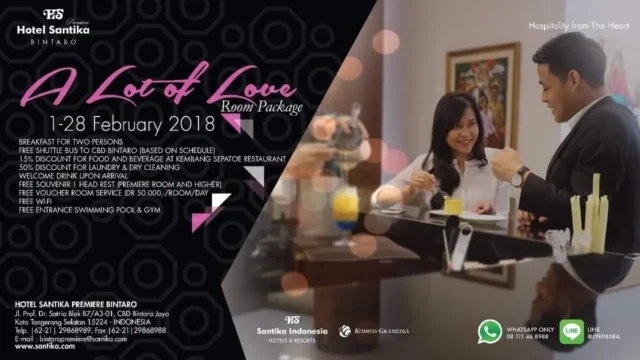 A Lot of Love di Hotel Santika Premiere Bintaro